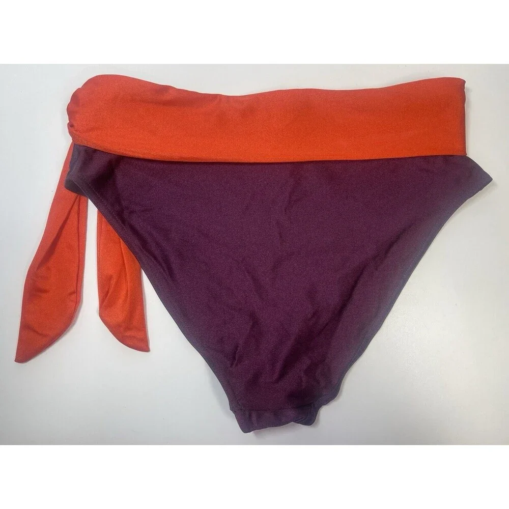 Zimmermann Violet ColorBlock Bikini Bottom
